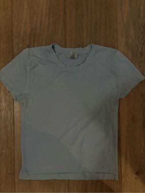 Aritzia Light Blue Crewneck Tee